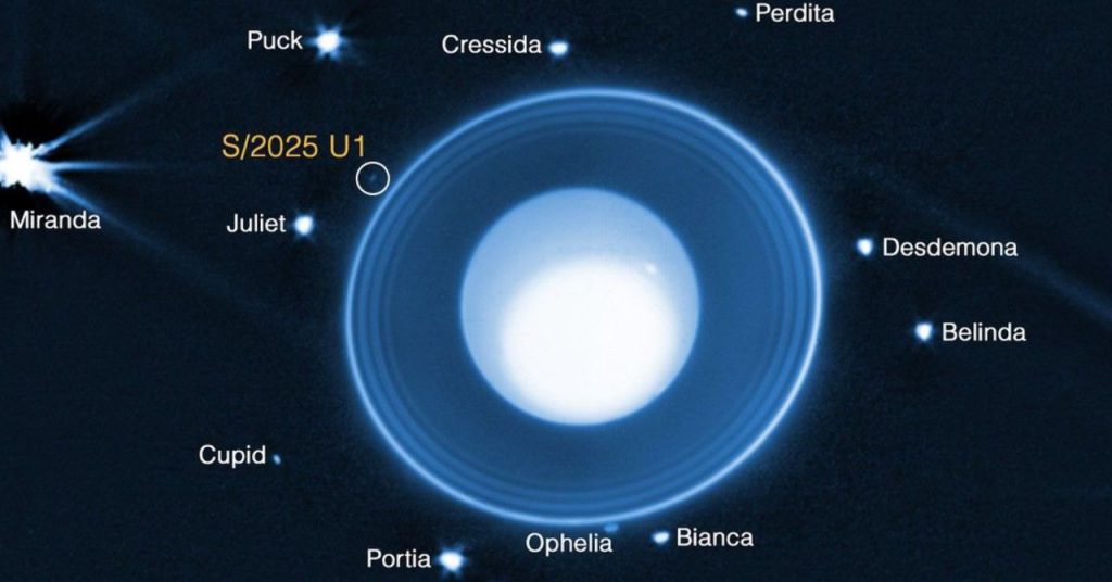 Scientists Find a New Moon Orbiting Uranus
