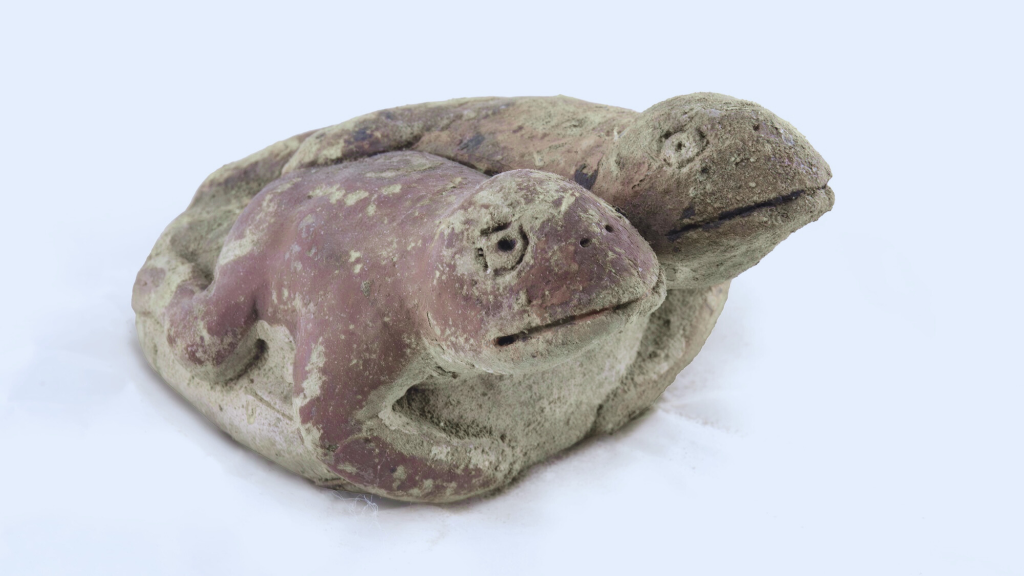 An ancient frog statue's secret message