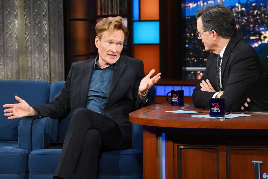 Conan O'Brien offers Stephen Colbert some late-night advice