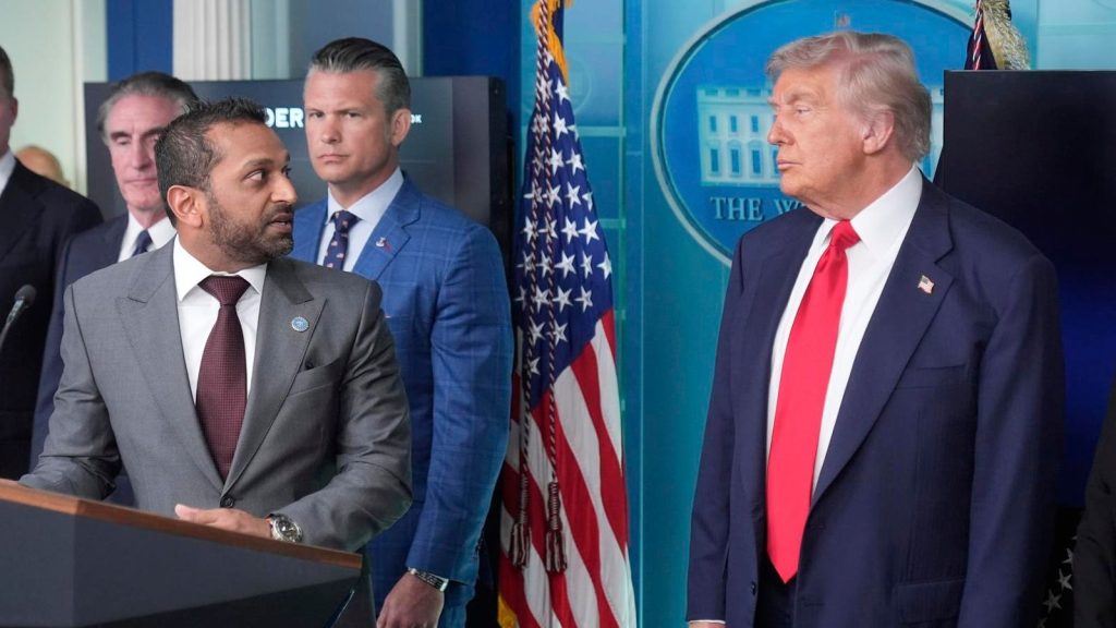 Former FBI Officials Sue Kash Patel Over Firing, Allege Trump Ordered Them Terminated