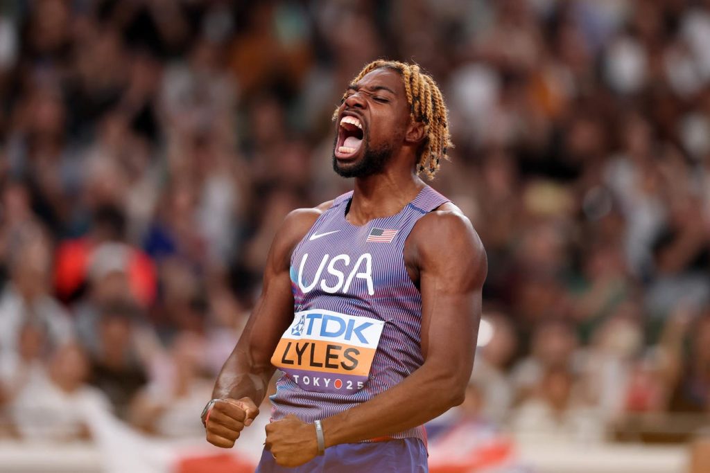Noah Lyles Storms To Win His Fourth World Title