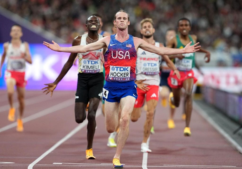 Olympic Champion Cole Hocker Wins 5K At The World Championships