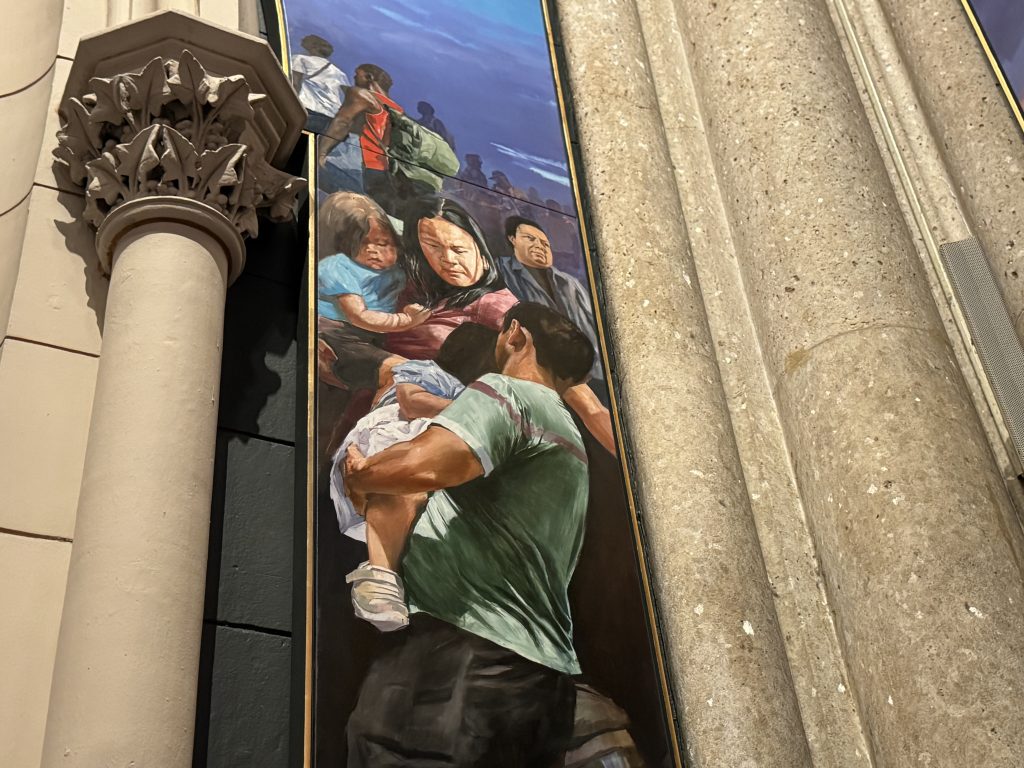 St. Patrick's Cathedral in New York City Adds Monumental New Mural for a Strong Statement About Immigration