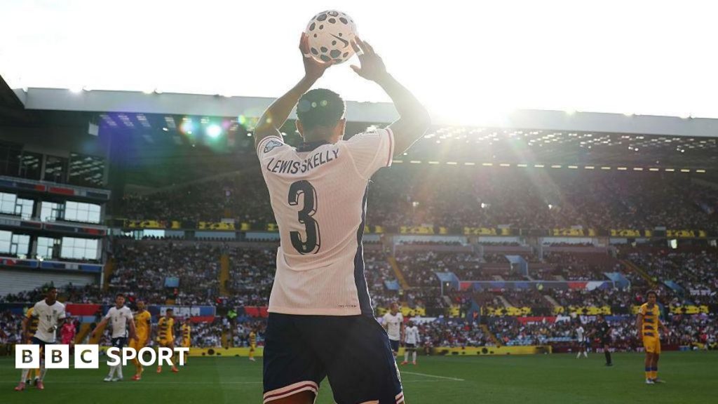 Myles Lewis-Skelly takes a throw-in against Andorra