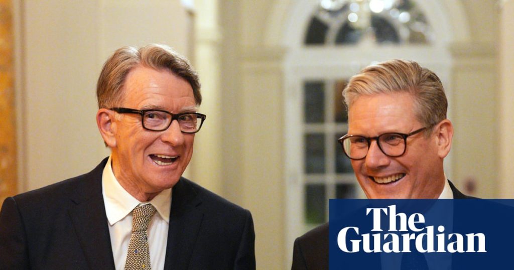 UK needed ‘unconventional’ US ambassador when picking Mandelson, minister says | Peter Mandelson