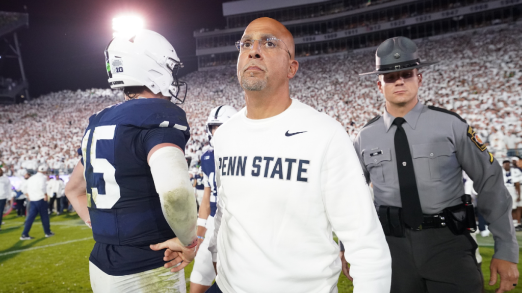 What Penn State's James Franklin said about 15th consecutive loss to an opponent ranked No. 6 or higher