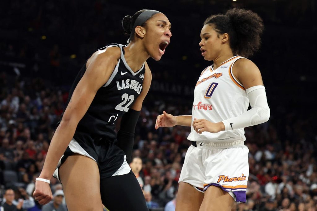 Aces Cruise Past Mercury In Game 2 Of The WNBA Finals