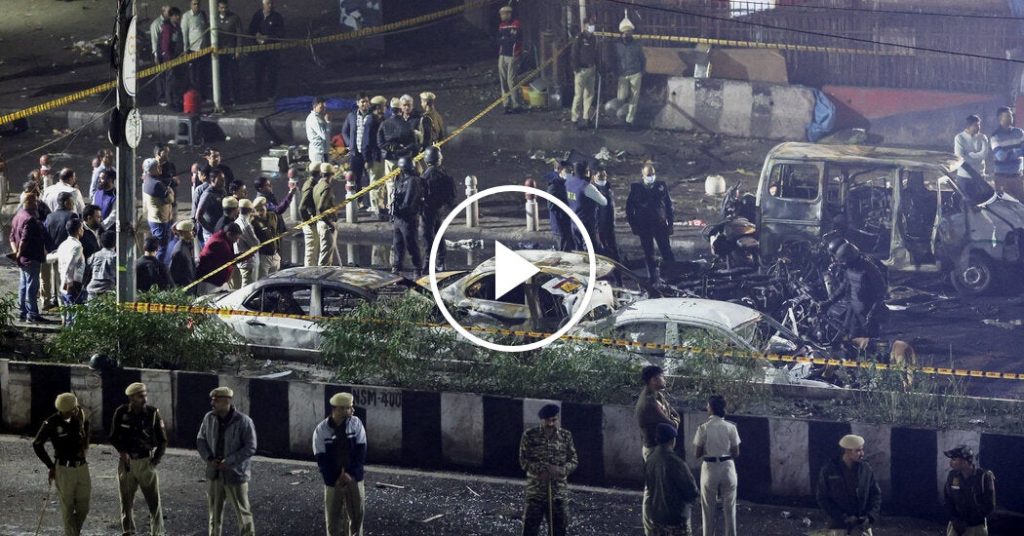 Car Explodes in Crowded New Delhi Neighborhood Car Explodes in Crowded New Delhi Neighborhood