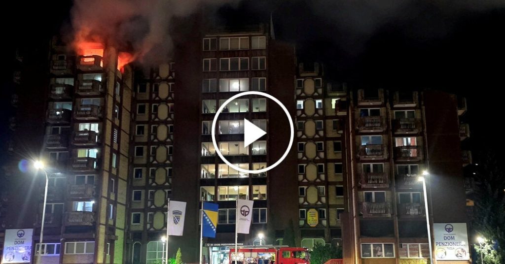 Fire in Bosnia Rips Through Retirement Home Fire in Bosnia Rips Through Retirement Home